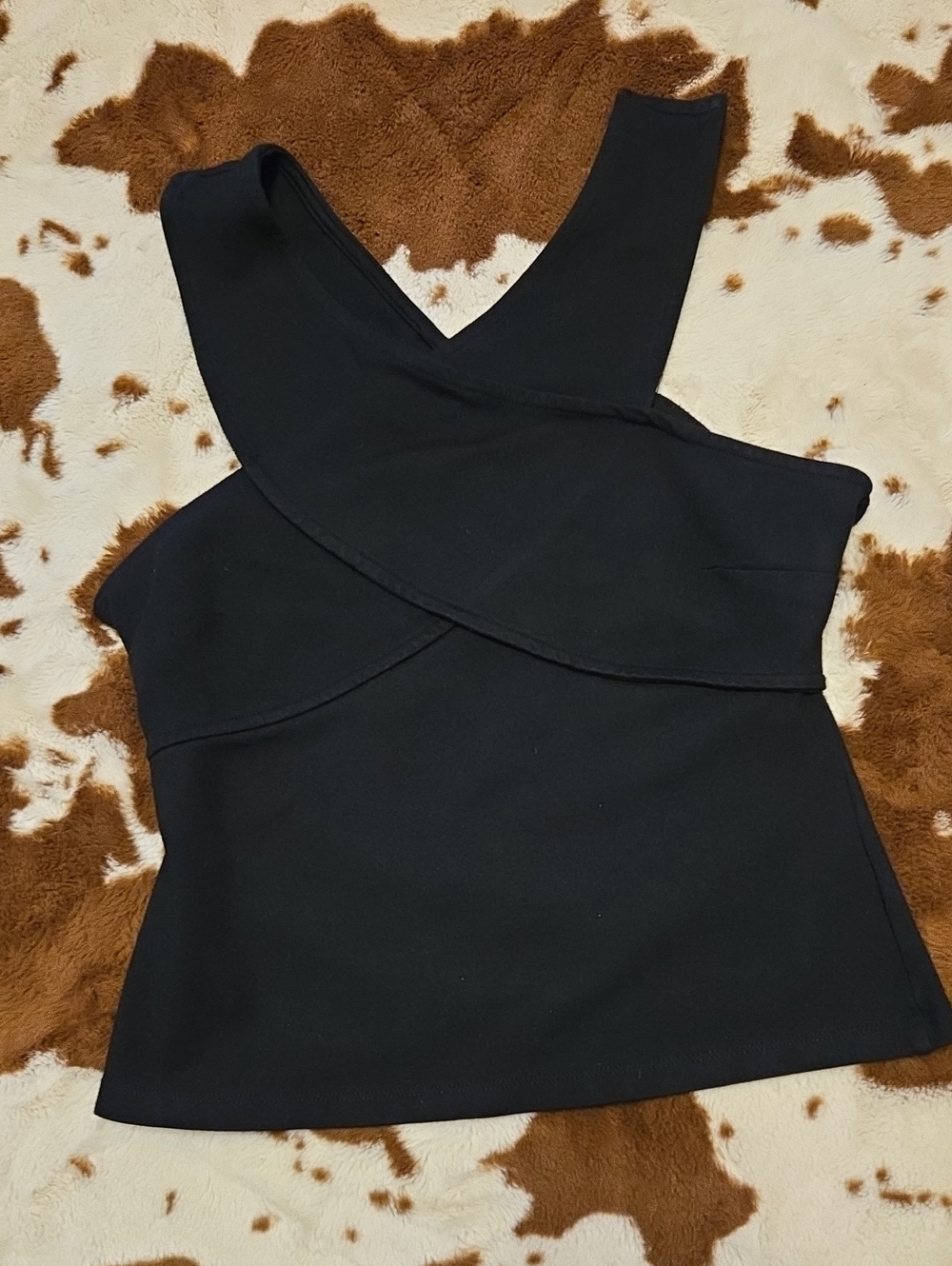 H&M Black Cross-Over Camisole Top